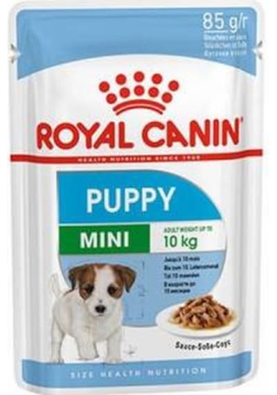 Mini Puppy Pouch Yavru Köpek Konservesi 12 Adet 85 Gr