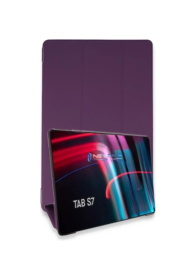 Samsung Galaxy Uyumlu T870 Tab S7 11 Kılıf Tablet Smart Kılıf - Mor -