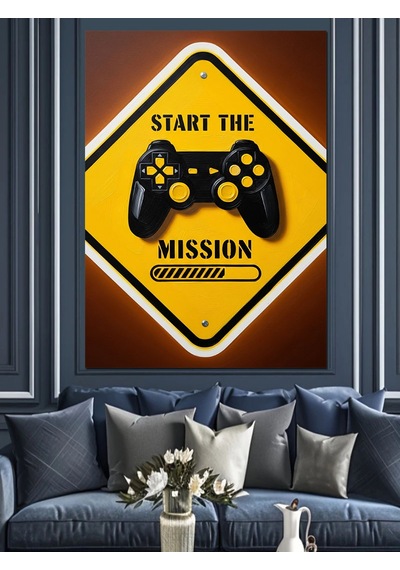Ahşap Tablo Joystick Oyun Konsolu Hayvan Tabloları