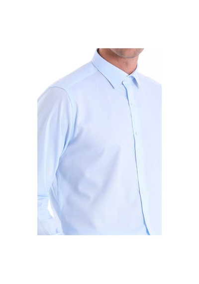 Hatemoğlu A. Mavi D. Comfort Fit Desenli 100% Pamuk Slim Yaka Uzun Kollu Ca Mavi Hatemoğlu A. Mavi D. Comfort Fit Desenli 100% Pamuk Slim Yaka Uzun Kollu Ca Mavi