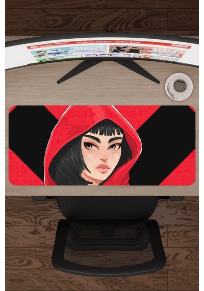 La Casa De Papel V5 70x30 Xl Gaming Kauçuk Kaymaz Taban Mouse Pad Fare Altlığı