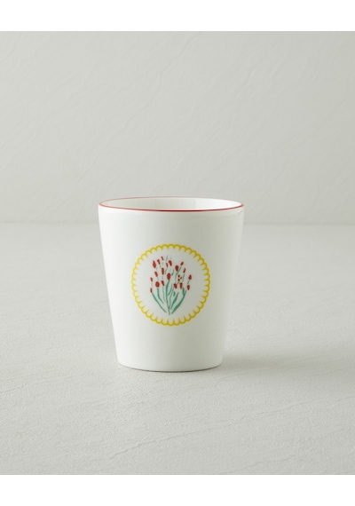 English Home Brightfloria Porselen Bardak 260 Ml Beyaz