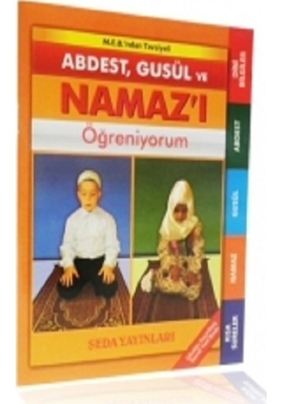 Abdest Gusül ve Namaz'ı Öğreniyorum çanta Boy