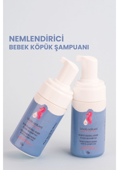 Bade Natural Nemlendirici Bebek Köpük Şampuan Doğal 100 ML