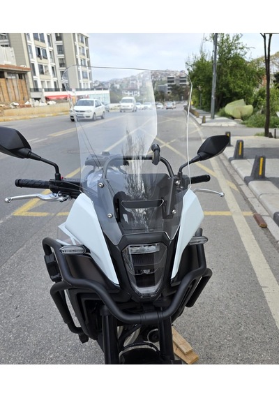 Motocam Honda Nx 500 Ön Cam 2025-2026 Model 48cm Şeffaf Renkli 4mm Uzun