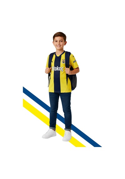 Fenerium Fb Tkm 014 Fenerbahçe Lisanslı Unisex Sarı Lacivert Çubuklu Çocuk Forması Okul Çantası Hediyeli Lacivert - Sarı Fenerium Fb Tkm 014 Fenerbahçe Lisanslı Unisex Sarı Lacivert Çubuklu Çocuk Forması Okul Çantası Hediyeli Lacivert - Sarı