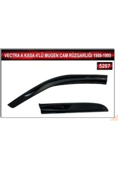 Opel Vectra A Kasa 1988-1995 Model 4'Lü Mugen Cam Rüzgarlığı