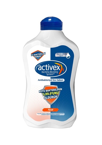 Activex Antibakteriyel Sıvı Sabun Aktif Koruma 1.5 L 2 Adet
