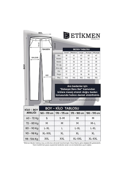 Etikmen Lacivert İpli Kolay Ütülenebilir Easy Iron Jogger Erkek Pantolon Lacivert