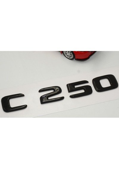 C 250 Bagaj Parlak Siyah ABS 3M 3D Yazı Logo