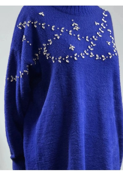 Nuss Ns-26k7002-s Saks Renk Tunik Çok Renkli