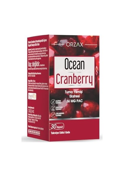 Ocean Cranberry Takviye Edici Gıda 30 Kapsül