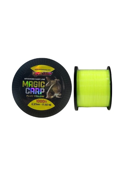 Extra Carp Magic Carp 1000mt 0.37mm 17.5kg Fluo Yellow Sazan Misinası
