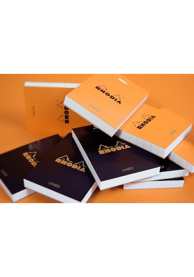 Rhodia Kareli Bloknot, Siyah, 148x148 Mm