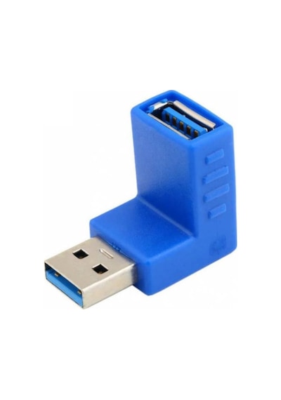 Usb 3.0 Dirsek 90 Derece 5018A Bağlantı Aparatı Köşe Duvar Dik As