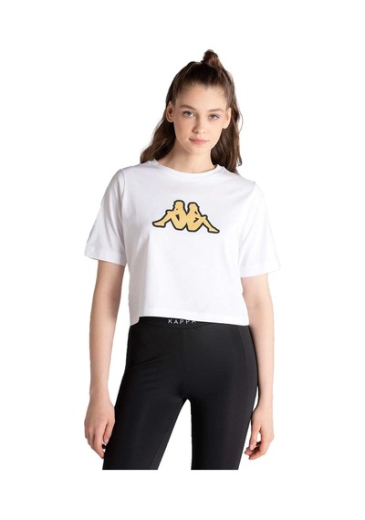 Kappa Logo Teoin Kadın Tişört 331l23w Beyaz