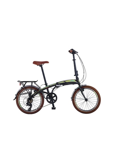 Salcano Slcn 300 V 20 jant Katlanır Bisiklet Siyah sarı