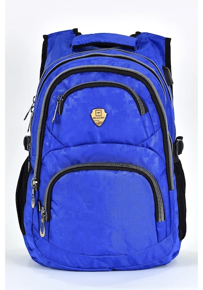 1550 Unisex Anatomik Yarasa Sırt Okul Çantası - Nkt01550-saksmavi Saks Mavi