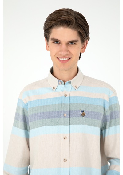 U.s. Polo Assn. Erkek Açık Mavi Gömlek Desenli 50298079-vr003 Açık Mavi U.s. Polo Assn. Erkek Açık Mavi Gömlek Desenli 50298079-vr003 Açık Mavi