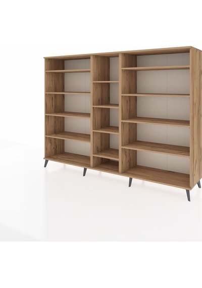 Hyperion Dolap 11 Raflı 220x44x163 Çam-çam Çam-çam