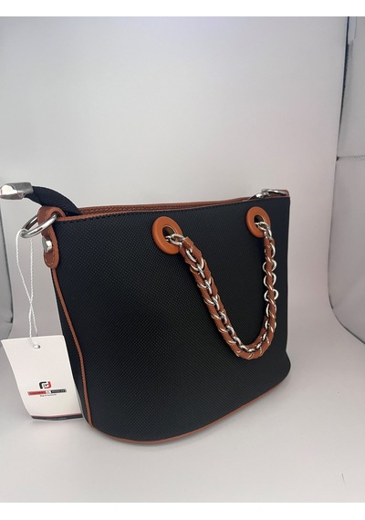 Just Polo Jp6054 Kadın El Ve Omuz Çantası Küçük Boy Ozt6054 Sıyah Taba Siyah - Taba