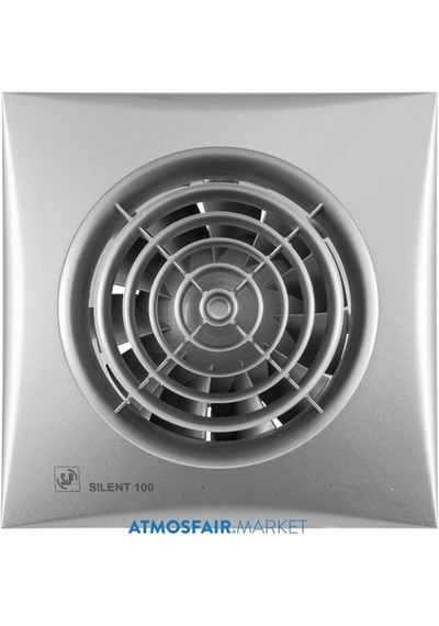 Silent - 100 Cz Silver - 100 'Lük Banyo Fanı