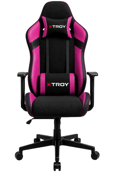 Xtroy Knight Model 140 Yatan, Kumaş Oyuncu Koltuğu Pembe
