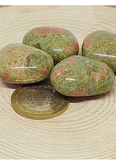 Unakit Taşı Kalp Şekilli 14-16gr