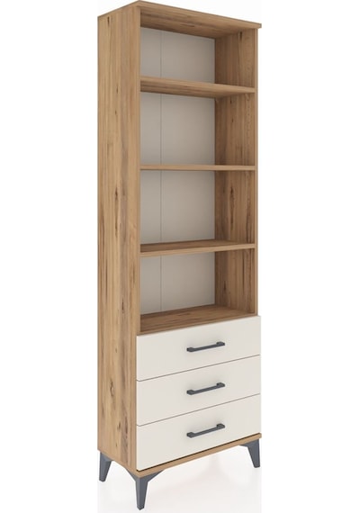 Arges Dolap 4 Raflı 3 Çekmeceli 60x30x182 Çam-aytaşı Çam Arges Dolap 4 Raflı 3 Çekmeceli 60x30x182 Çam-aytaşı Çam