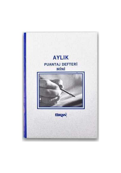 0335 Puantaj Defteri Mini 1 Adet