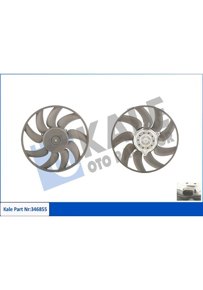 Kale-radyator Fan Motoru Sağ A4 08 A5 08 A6 11 Q5 09 Exeo 10 2.0tdı-3.0tdı Kale 346855 8k0959455f
