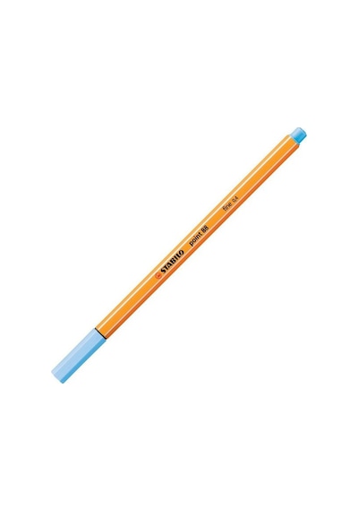 Stabilo Point 88 Keçeli Kalem Buz Mavisi 0,4 Mm Su Bazlı Mürekkep İle 1 Adet