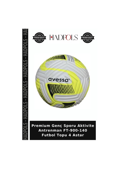 Premium Genç Sporu Aktivite Antrenman Ft-900-140 Futbol Topu 4 Astar Çok Renkli