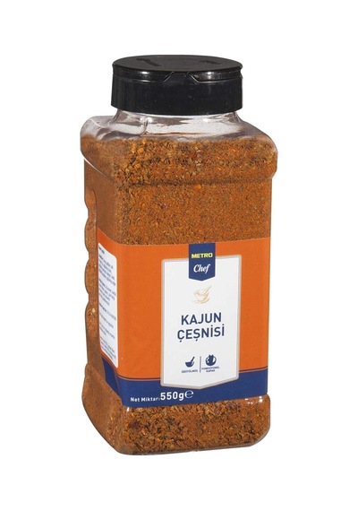 Kajun Çeşnisi 550g Mutfak Şef Pasta Tatlı Tuzlu Baharat