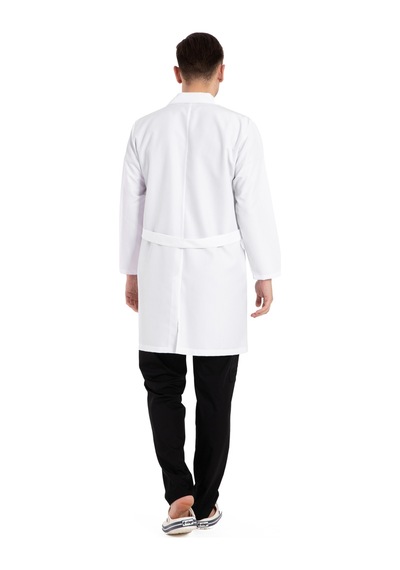 Beyaz Önlük Erkek Model Alpaka Kumaş Ep-01