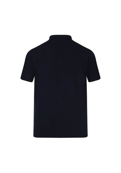 Hatemoğlu Lacivert Regular Fit Apaş Yaka Keten Gömlek 35054 4112002