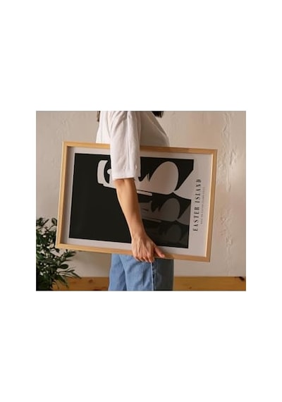Manzara Çerçevesiz Poster, Modern Dekoratif Çerçevesiz Poster, Tablo, Easterısland, 30 X 40