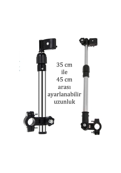 Microcase Bisiklet Bebek Arabası İçin Şemsiye Tutucu - Al4011 Gümüş