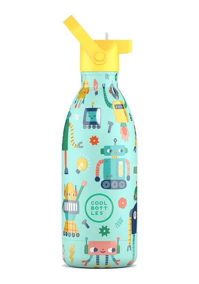 Cool Bottles The Kids Bottle Rolling Skaters Pipetli Termos Suluk Çok Renkli