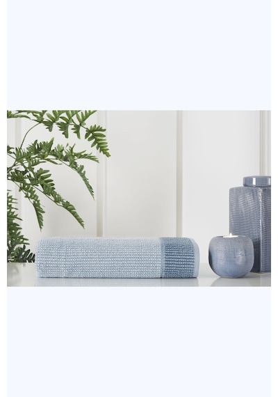 Özdilek Sadem Organik Plaid Banyo Havlusu 90x150 Cm Mavi
