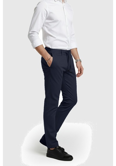 Deepsea Erkek Lacivert Likralı Gofre Kumaş Beli Lastikli İpli Slim Fit Günlük Pantolon 2600650 Lacivert Deepsea Erkek Lacivert Likralı Gofre Kumaş Beli Lastikli İpli Slim Fit Günlük Pantolon 2600650 Lacivert