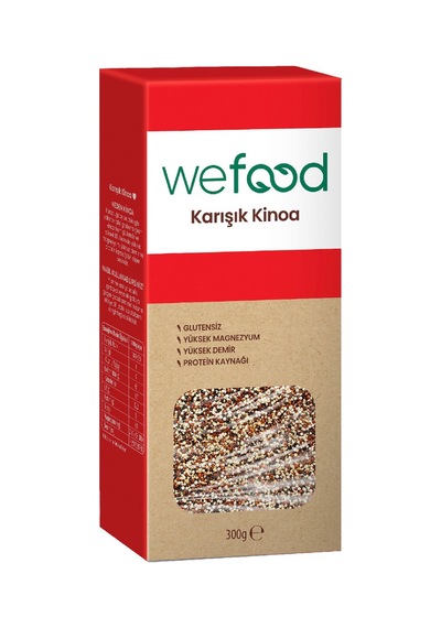 Wefood Karışık Kinoa 300 G - 2 Adet Tarı