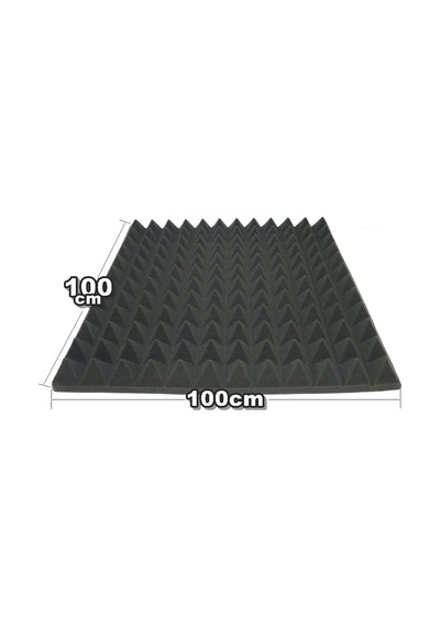 Piramit Sünger 100x100cm Yapışkansız Akustik Ses Yalıtım Süngeri