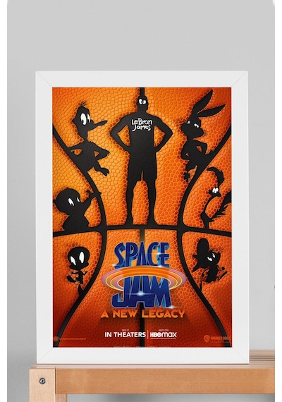 Lebron James Çerçeveli Tablo - Space Jam Film Posteri Tablo