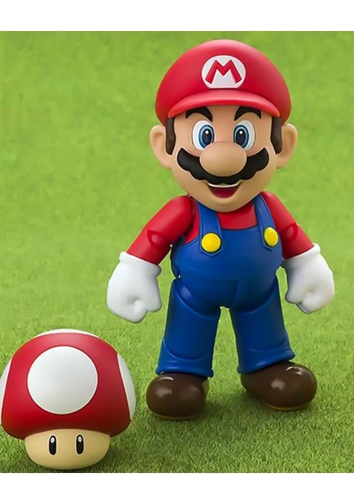 Süper Mario Süper Mantar Ve Mario Figürü