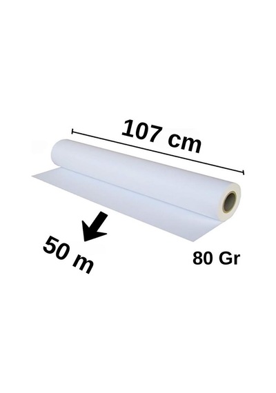 Elitrulo Plotter Kağıdı 107cm X 50mt 80gr