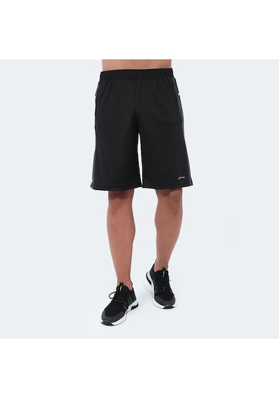 Slazenger RAGUEL Erkek Cepli Fıtness Siyah Şort