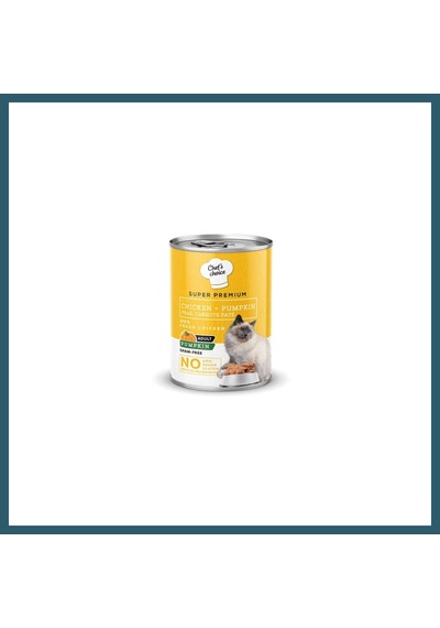 Chefs Choice Pumpkin Pate Chicken Tavuklu Balkabaklı Tahılsız Ezme Yetişkin Kedi Konservesi 400 Gr Ob