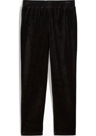 Puma Erkek Ess Elevated Velour Şeritli Eşofman Altı - Siyah Siyah