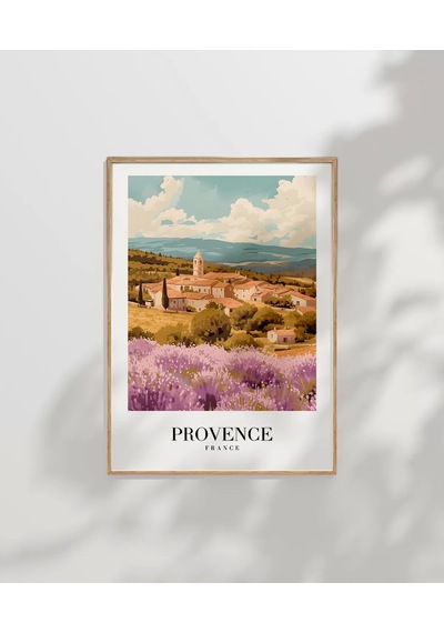 Çerçevesiz Poster Provence Doğası Ve Mimari